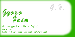 gyozo heim business card
